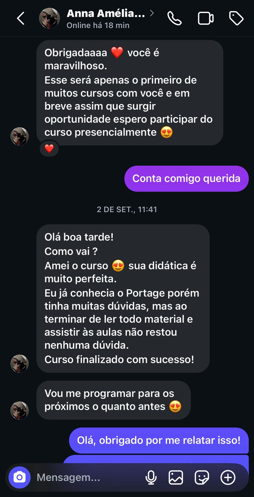 Depoimento de Anna Amélia